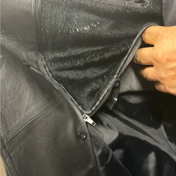 Personal choice trench coat leather large